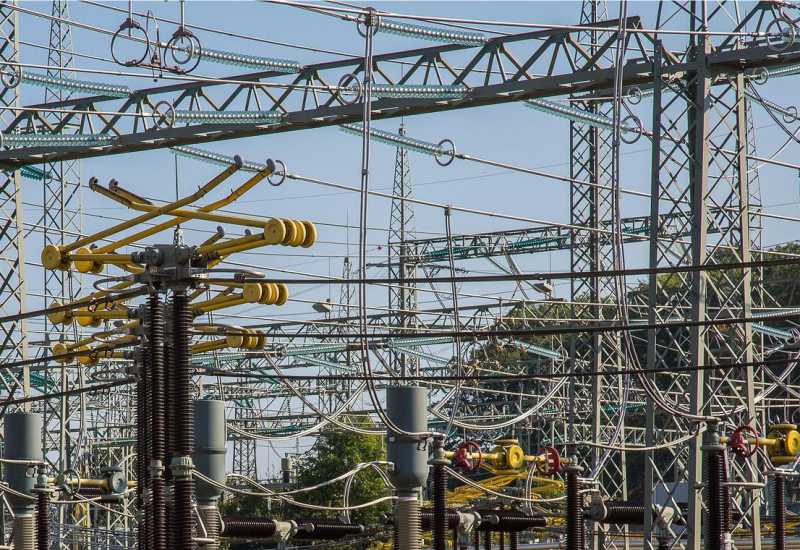 Electrical Substations with Side Grading